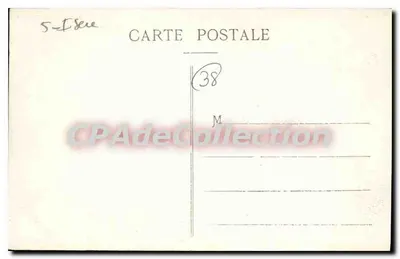 Bourg d'Oisans, a Riva e a Montanha — Dauphiné — Editor E.R. n°961 — Verso