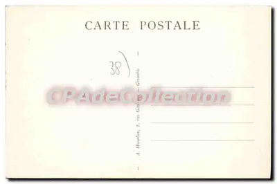 Le Monétier-les-Bains — Vista geral — editor A. Hourlier, Grenoble, n° de série 8161.9 — Verso