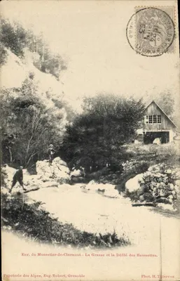 Entorno do Monestier-de-Clermont — La Grasse e o Desfilade dos Baumettes — Papelaria das Alpes, Eug. Robert, Grenoble