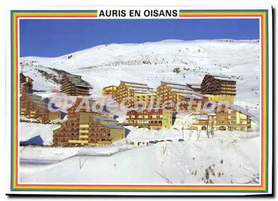 Auris en Oisans — vue hivernale des bâtiments — Images de France, Toulouse