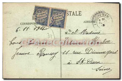 Dole (Jura) — Allee ulicy Saint-Maurice — Vve Karner, wydawca — Rewers