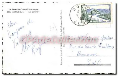 Morez (Jura) — Vista geral — Edição e Foto E. PROTE — Verso