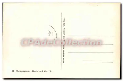 Champagnole - Bordas do Ain — Levri e Neurdon Rouais, 44, rue Letellier, Paris, Imp. LL — Verso
