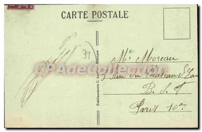 Castelo e Lago de Chalain (Jura) — Sítios Pitorescos da Franche-Comté, n°133 — C.L.B. — Verso