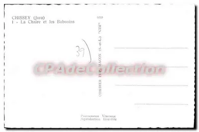 Chissey (Jura) — La Cattedra e i Babuini — CIM — Verso
