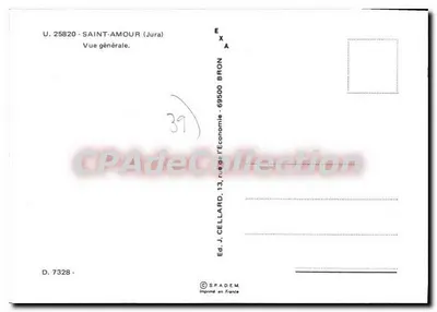 Saint-Amour (Jura) — Vista geral — Ed. J. Cellard, D. 7328 — Verso