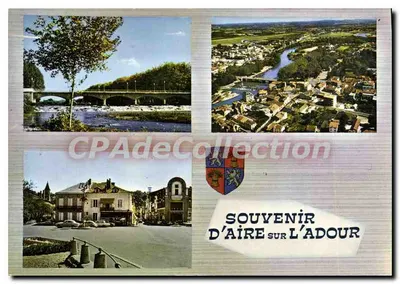 Aire-sur-l'Adour — Vista geral e ponte — Éditions Théojac
