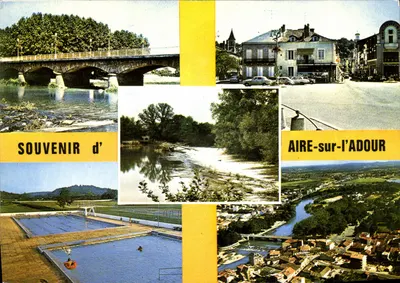 Aire-sur-l'Adour — vista panorâmica e locais da região — Edições Théoliae