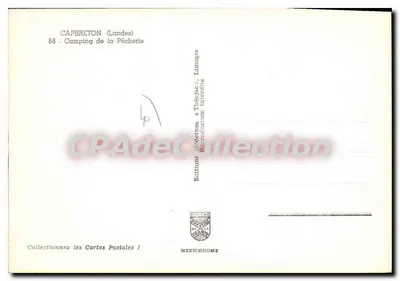 Capbreton (Landes) — Camping da Pêcherie — Édition MEXICHROME — Verso