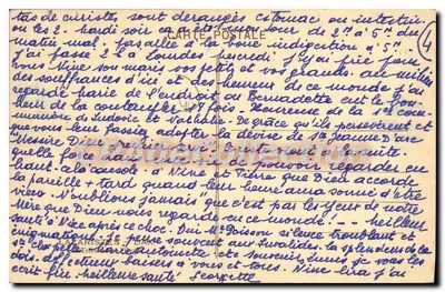 Interno della chiesa — vista dell'organo e dei banchi — editore sconosciuto — Verso