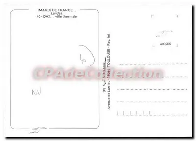 Dax — miasto wodociągowe — (P) Fundacja Larrieu - 31094 TOULOUSE — Rewers