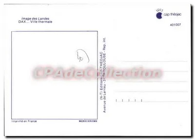 DAX... Źródło ciepłe — DAX — Etikietka — Rewers