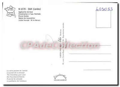 Dax, cidade termal — ACQS — Élécé — Verso