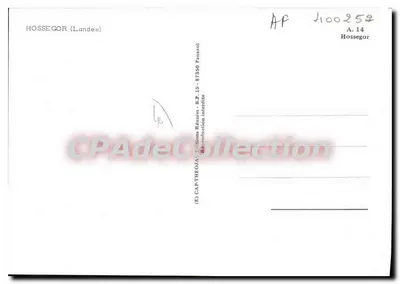 Hossegor — widok plaży, portu i jachtów — CAP-THEOA Éditions Réunies — Rewers