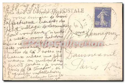 Grenade-sur-Adour (Landes) — Duży Metalowy Most nad Adour i widok na Larrivière — Zbiór Fr. Reiner, Spucerde, Grenade — Rewers