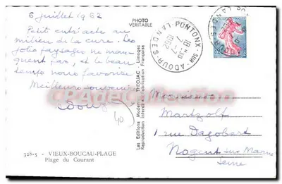 Praia de Pontonx-sur-Adour — paisagem costeira — Cheyac — Verso
