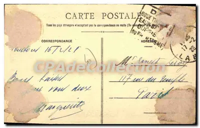 Soustons (Landes) — Pont de Roubin — M. Picard, tabacs, édit. — Verso