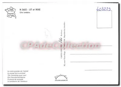 Cabo do Homy - Praia — Lit e Mixe — Editor Elée, n° 3602 — Verso