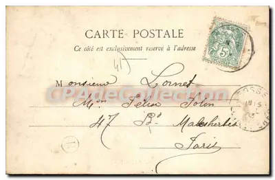 Blois - Palácio de Justiça — Edição Grand Barar — Verso