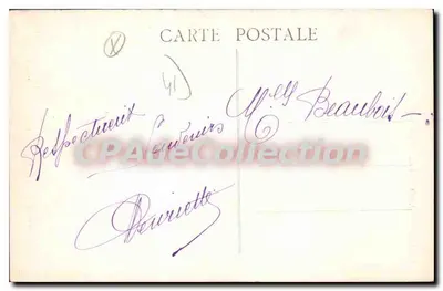 Montrichard — Parafialna świątynia (XII w.) po restauracji — Coll. Béraud — Rewers