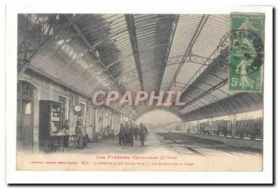 Lannemezan (Altos-Pirineus) — Interior da estação — As Pirineus Centrais (4ª Série) — n°374