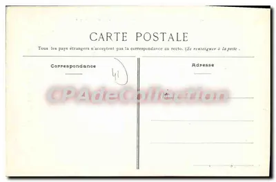 Castelo do Moulin — vista geral — C. Vannier, editor, Blois — Verso