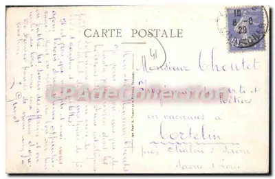 Salbris (L.-st-Ch.) — Vista sobre a Sauldre — Livraria Renaud — Verso