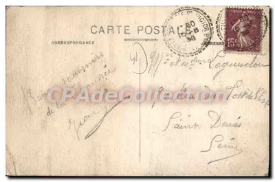La Chaussée Saint-Victor — Uitzicht genomen vanaf de oevers van de Loire — Ed. C. Duret, n° 32 — Achterkant