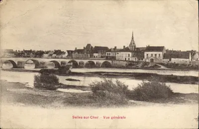 Selles-sur-Cher - Vista geral — editor Simi-Bromure & Breton, n°18