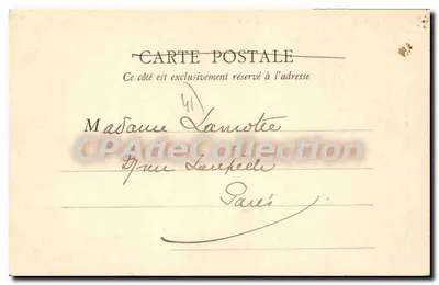 Saint-Aignan — Monumentale trapgevel van het Kasteel — B.F. Paris, n°3 — Achterkant