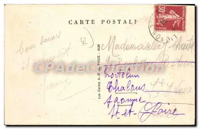 St-ETIENNE-le-MOLARD — Castelo da Bastie — LA LOIRE ILLUSTRÉE, n°3 — Verso