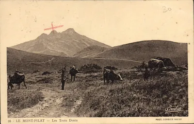 O Mont-Pilat — As Três Dentes — Fot. Combier Macop