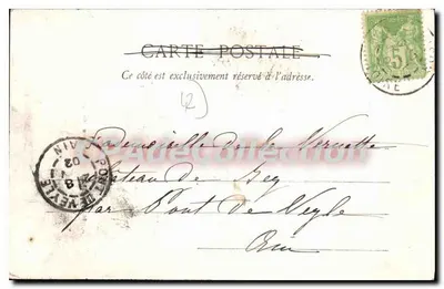Montbrison - Palácio de Justiça — editor De Maucheneau, número de série não visível — Verso