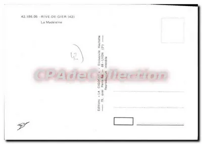 La Cigogne — Rive-de-Gier (42) — Wydawnictwo La Cigogne — Rewers