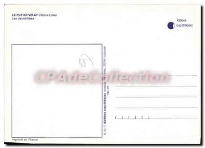 डेंटेलियर्स — ले पूइ-एन-वेले (हॉट लोइर) — एडिशन्स कैप-थेओजैक — पीछे