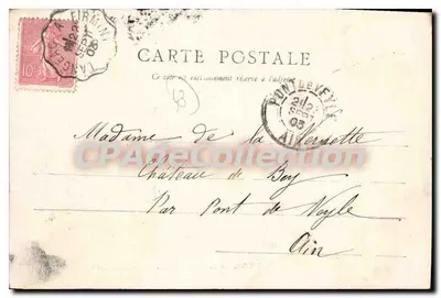 Castelo de MONISTROL - Antigo Castelo dos Bispos — CPAdeCollection — Verso