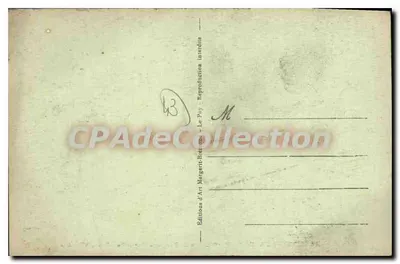 O Castelo de Flaghac — Aspecto Sul-Oeste, XVᵉ século — St Georges d'Aurac — Editor: Le Puy — Verso