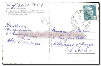 Croix du Bancillon — éditeur MALVIÈRES — Verso