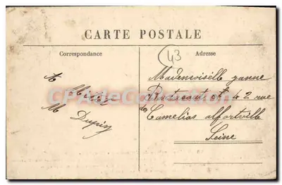 Dorpsevergadering of « Couvige » — Le Puy — M. B. — Achterkant