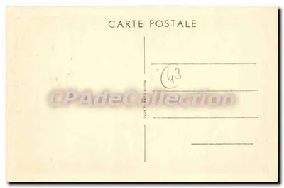 Le Puy (Hte-Loire) — Uma Dentellista — Fot. Combet & Macon, n°104 — Verso