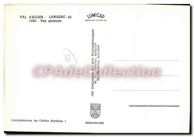Val d'Allier - Langeac — vista geral — IRIS — Verso