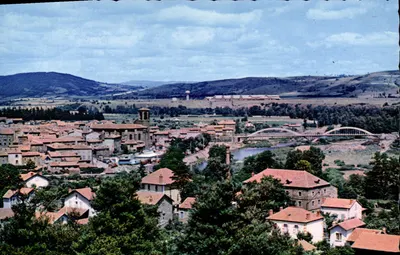 Langeac — Vista geral sobre o Allier — Éditions Modernes Natrelles