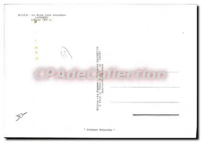 A Igreja de Langeac — Igreja do século XV — Edição La Cigogne — Verso