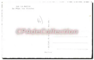 La Baule — La Spiaggia verso Pornichet — C.A.P. n°1122 — Verso