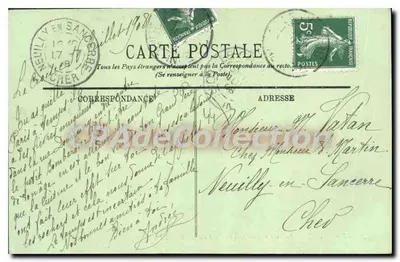 Le Croisic — Port Ciguel widziany z końca nabrzeża — LL. — Rewers