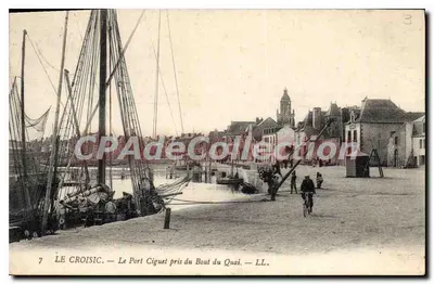 Le Croisic — Le Port Ciguet visto do final do cais — LL.