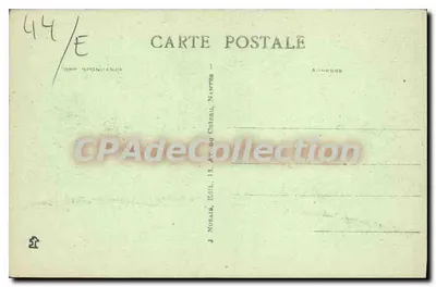 A MI-CARÈME DE NANTES 1929 — Cada idade tem seus prazeres — J. Nozais, Ed. 13, Av. du Coteau, Nantes — Verso