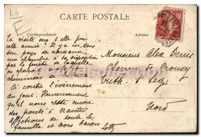 Nantes - Crollo del Ponte Maledetto - 16 Luglio 1913 — Artaud-Nozais, Nantes — Verso