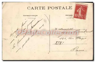 NANTES - O Porto visto de Ste-Anne — Fototipia VASSELLIER, Nantes, n°216 — Verso