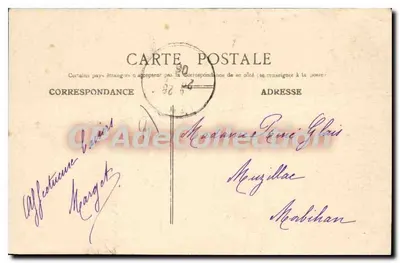 NANTES — A Peixaria (no horizonte, o Hôtel-Dieu) — Grand Bazar e Novas Galerias — Verso
